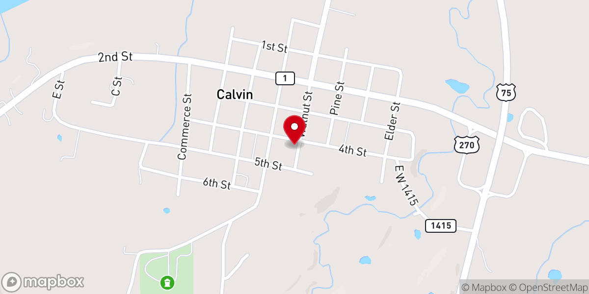Map showing location of First Baptist Church Mercy Ministries