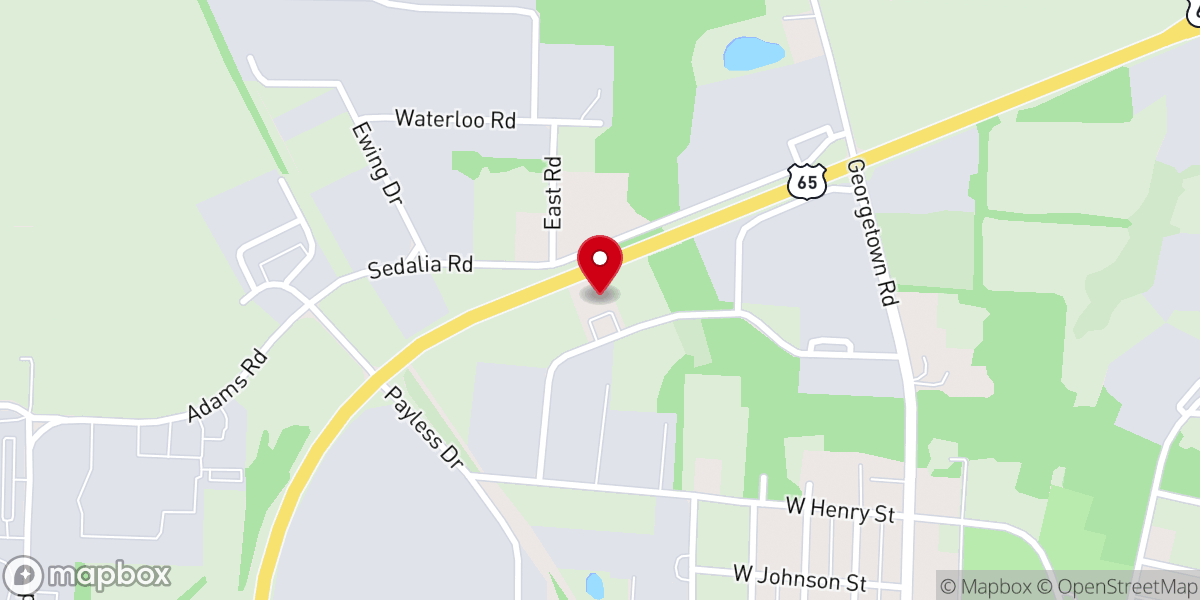 Map showing location of Encounter Church