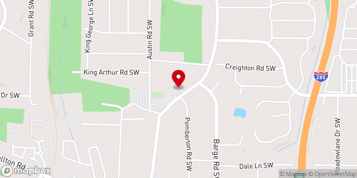 Map showing location of New Emmanuel Baptist Church