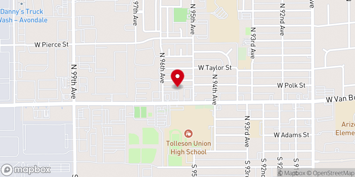 Map showing location of The Potter's House Christian Fellowship Church