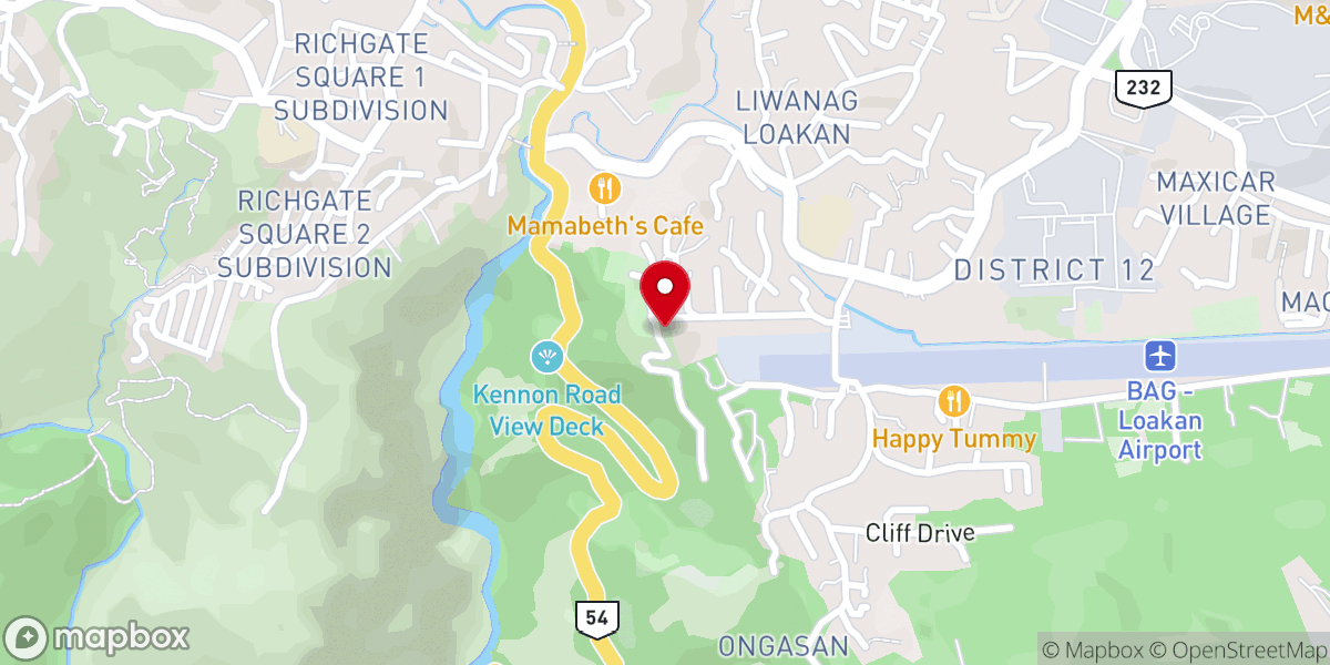 Map showing location of Christ The King Church