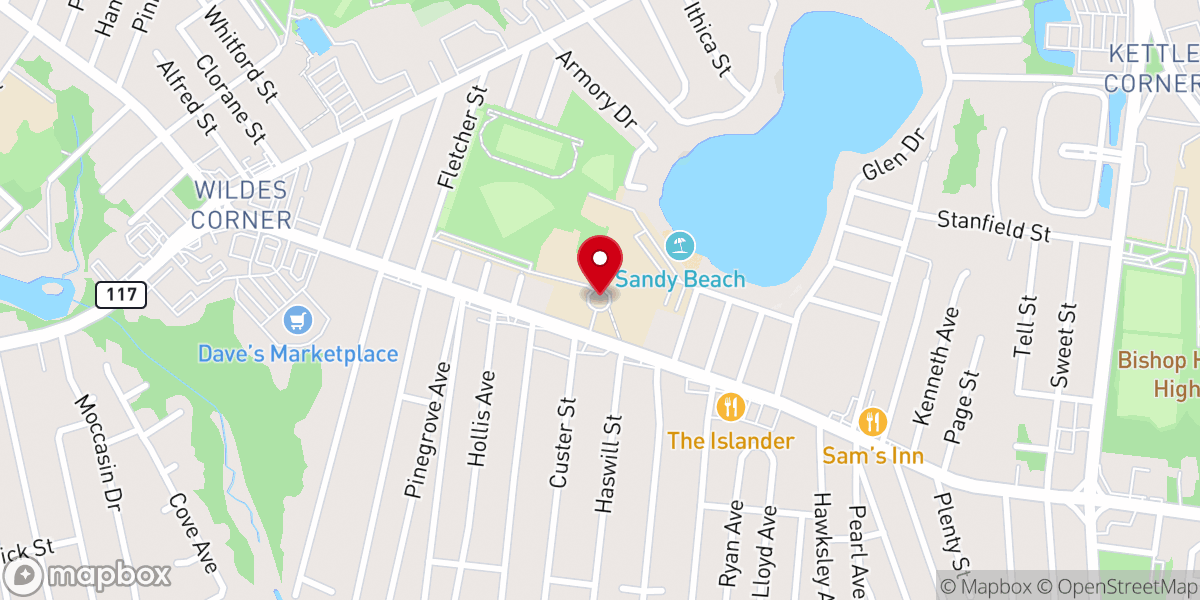 Map showing location of Legacy Church