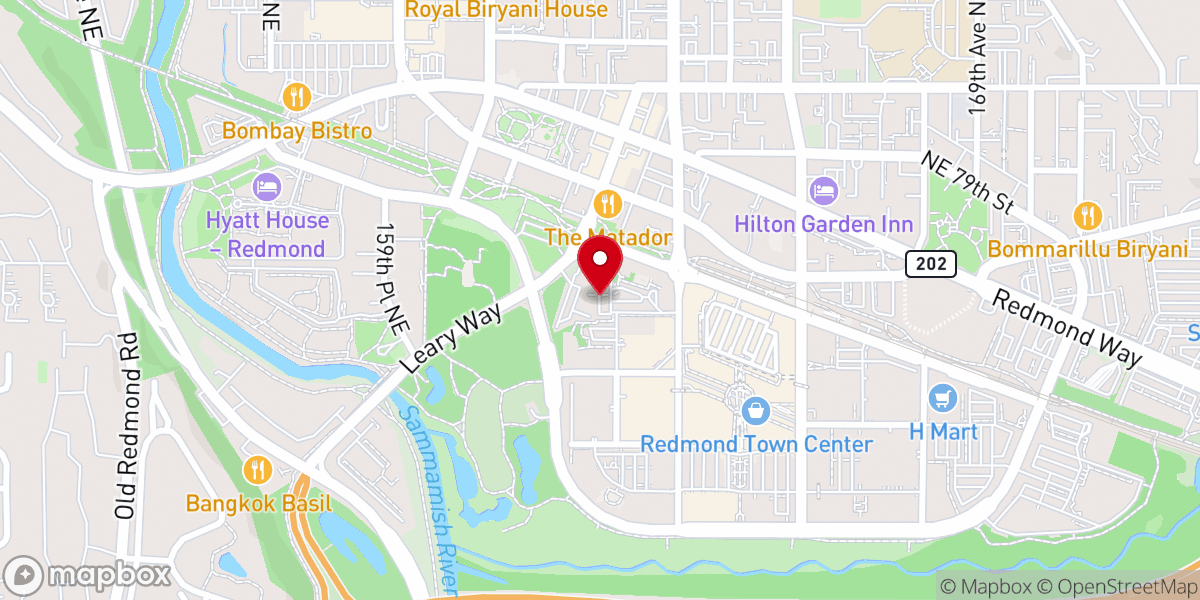 Map showing location of Reach Community Church