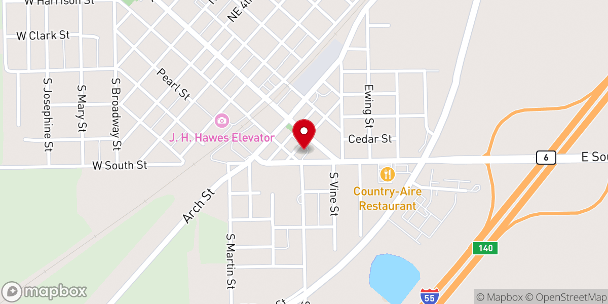 Map showing location of The Atlanta National Bank