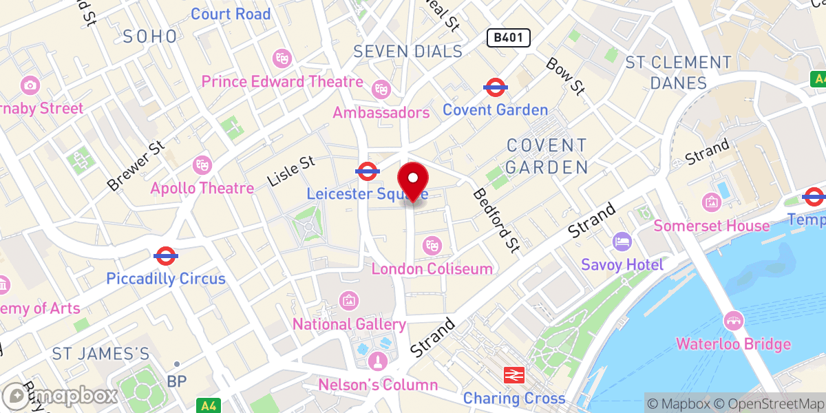 Map showing location of Westminster Quaker Meeting House