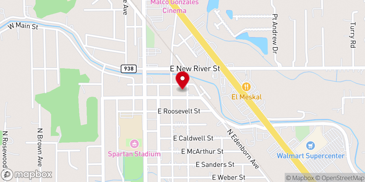 Map showing location of River Church South