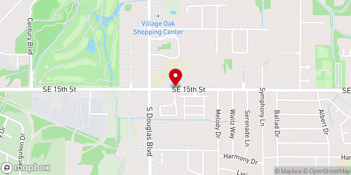 Map showing location of First Assembly of God Church