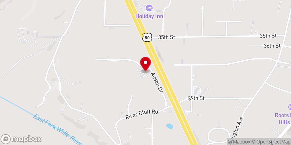 Map showing location of Calvary Lutheran Church & Preschool