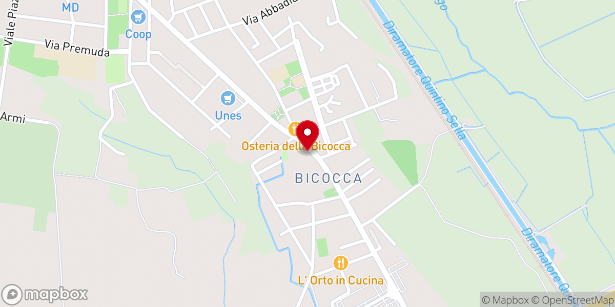 Map showing location of Parrocchia S. Maria Alla Bicocca