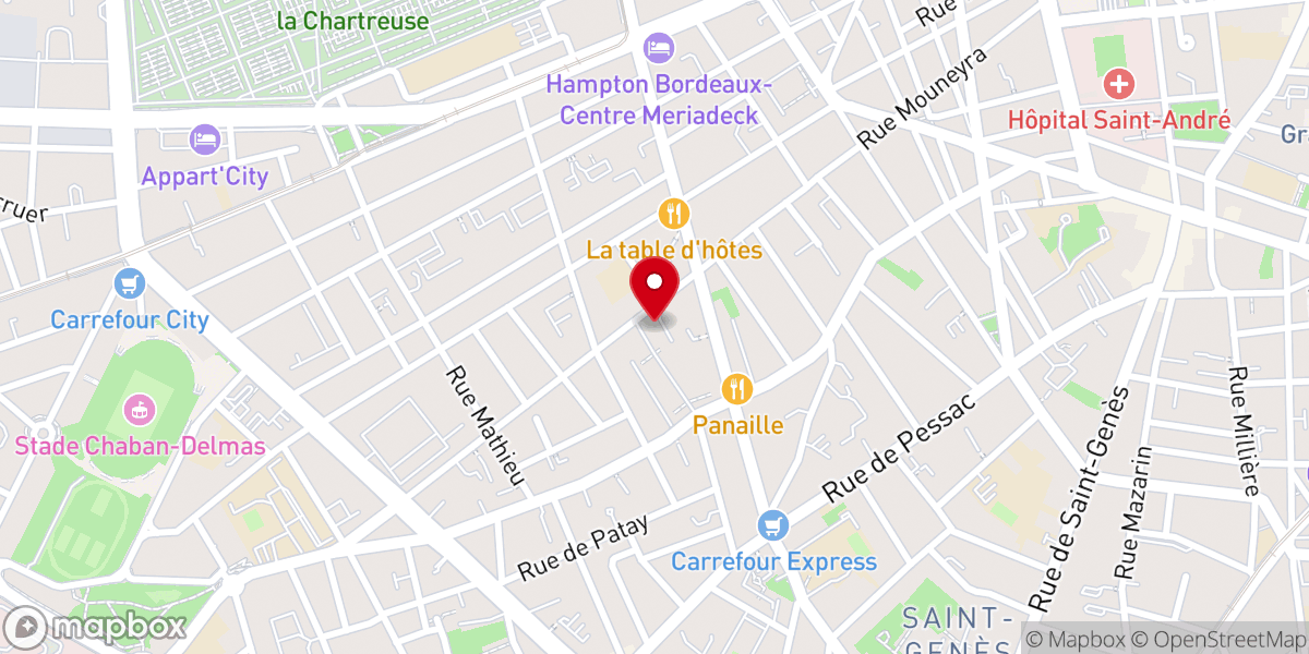 Map showing location of Église Saint-Victor