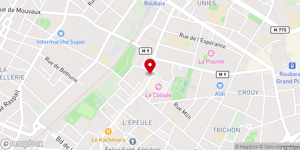 Map showing location of Notre-Dame de Bon-Secours (CHAPELLES&CO)