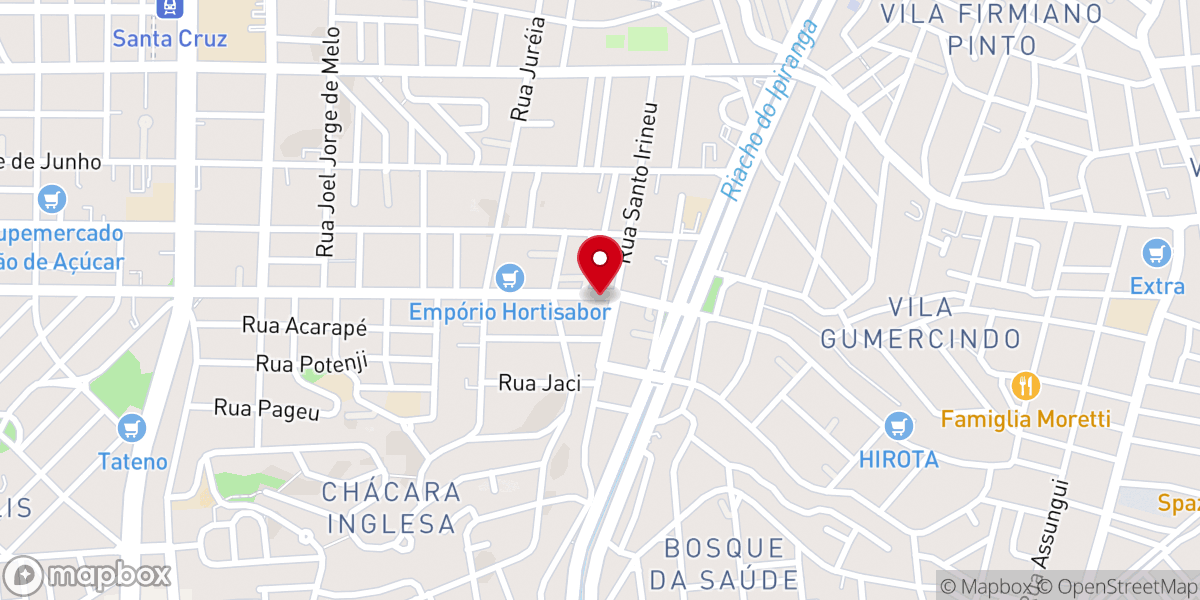 Map showing location of Igreja Nova Vida São Paulo