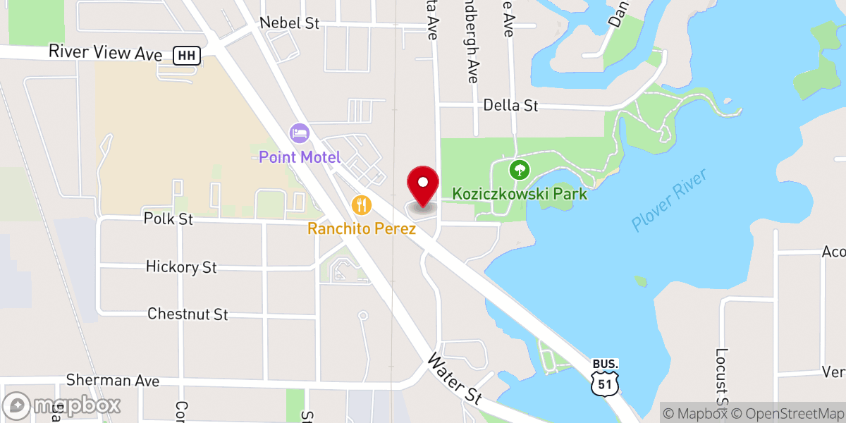 Map showing location of Alleviate Wellness