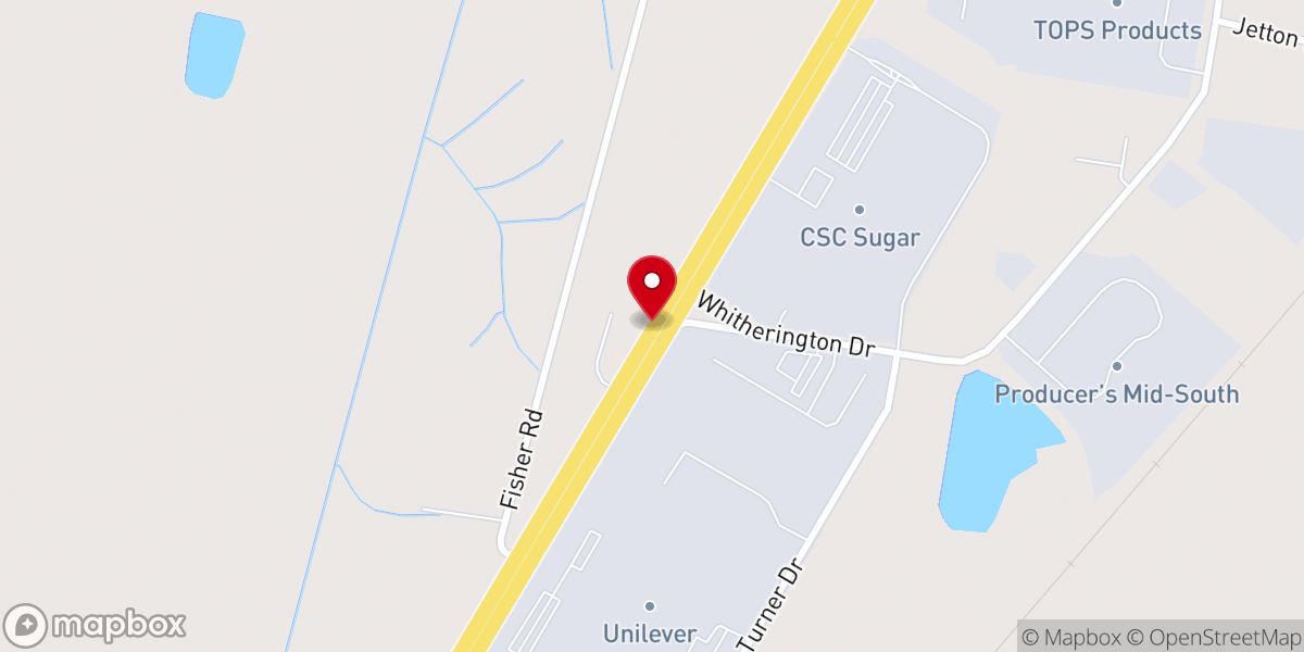 Map showing location of St Stephen MB Church
