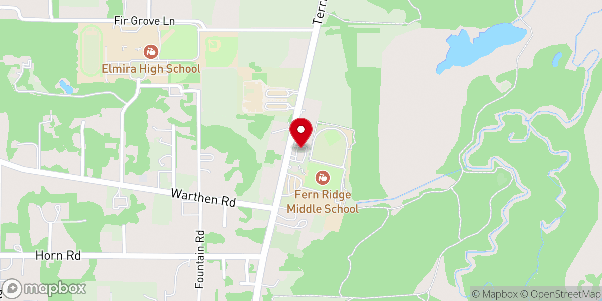 Map showing location of Encounter Church