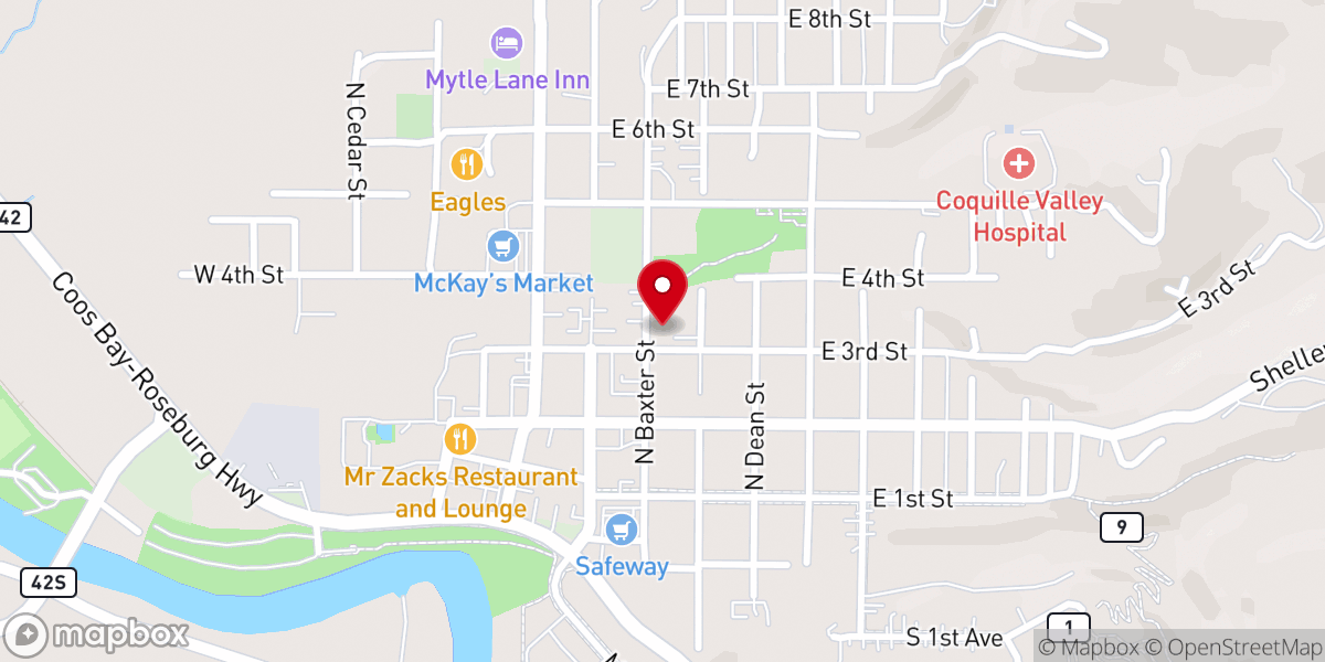 Map showing location of Saint James The Apostle Episcopal Church