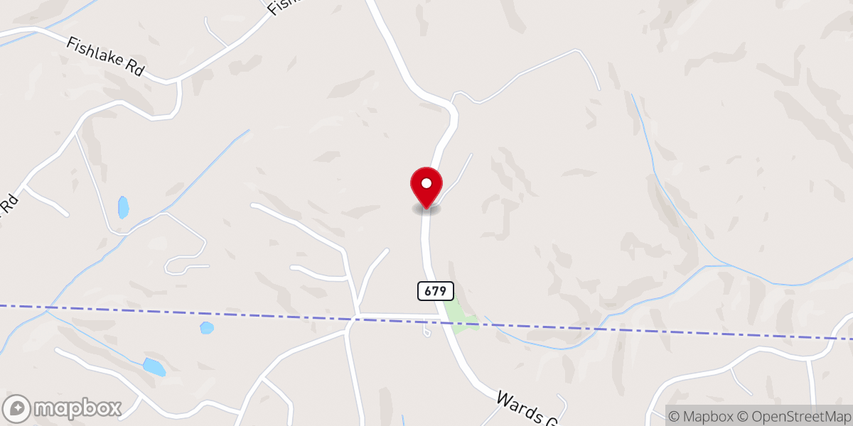 Map showing location of Cana Adult Home