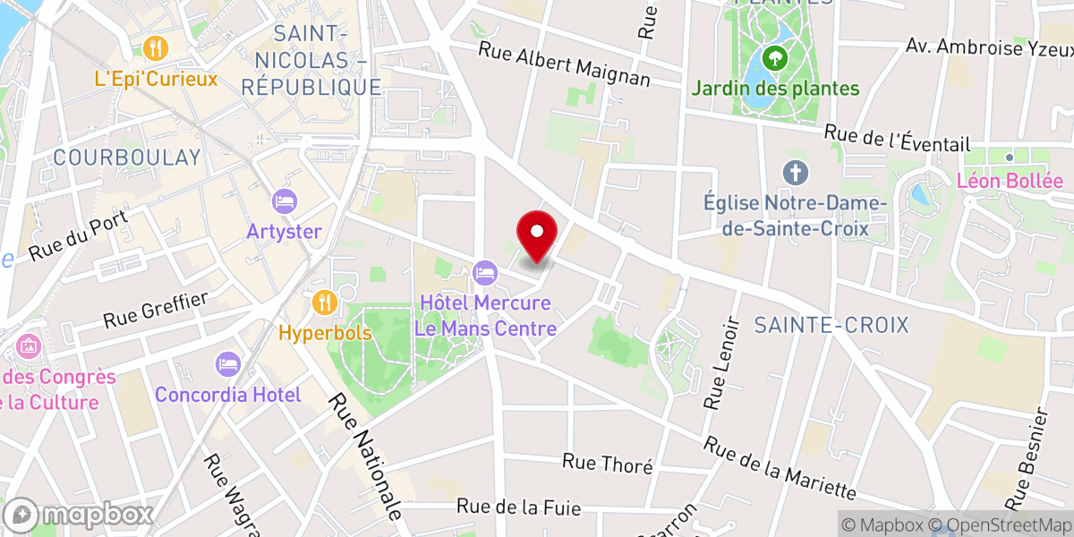 Map showing location of Saint-Victor