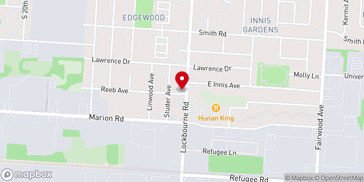 Map showing location of Church of Christ