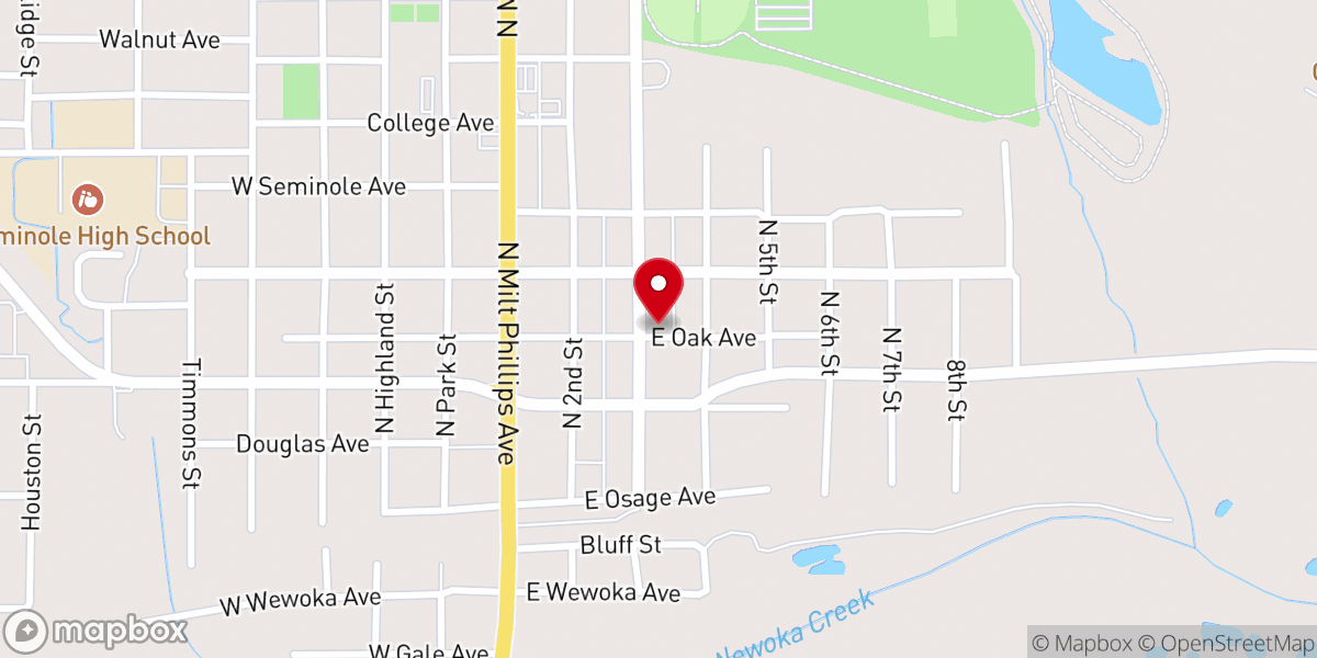 Map showing location of Harvest Time Ministries