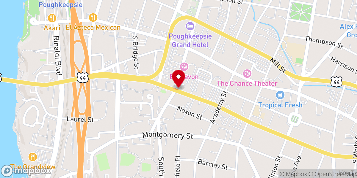 Map showing location of Seventh-day Adventist Spanish Church