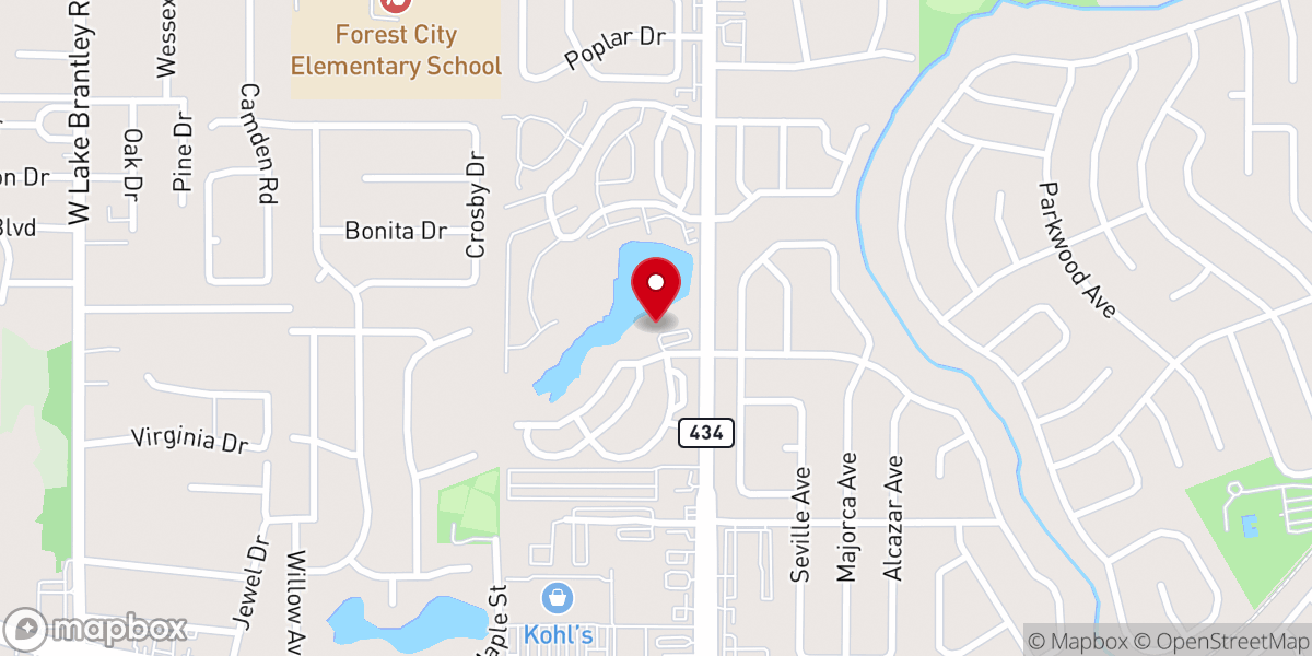 Map showing location of Iglesia Adventista Altamonte Springs