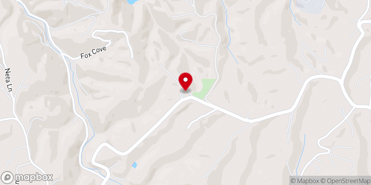 Map showing location of Locust Grove Baptist Church
