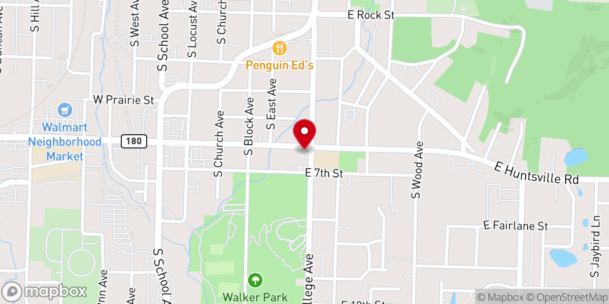 Map showing location of Cross Church - Hope for the City