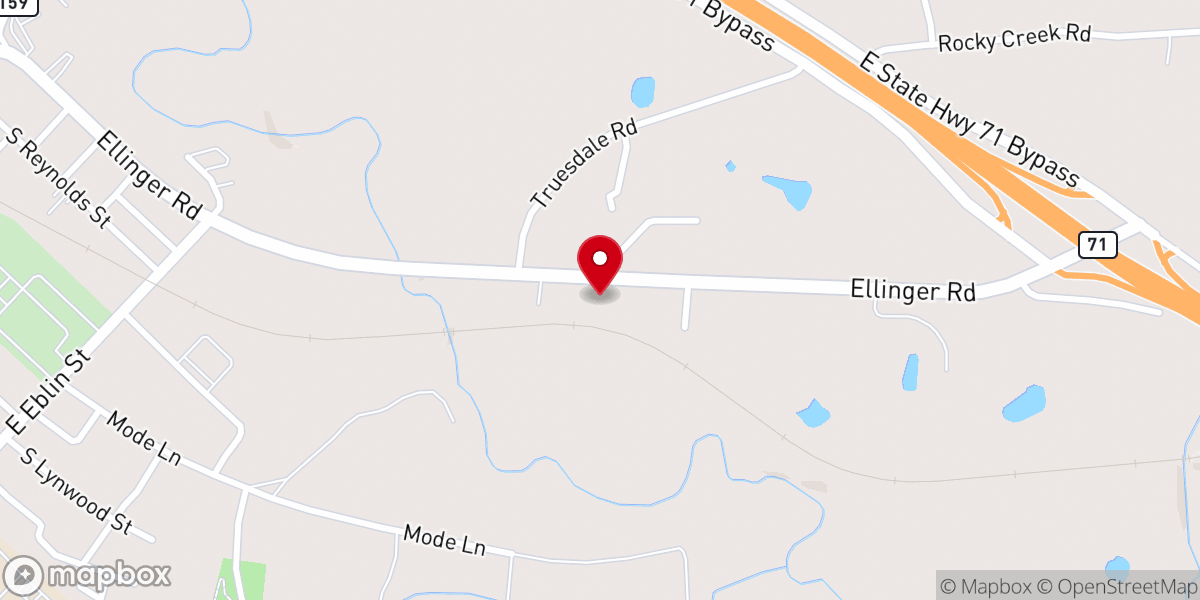 Map showing location of La Grange Seventh-day Adventist Church