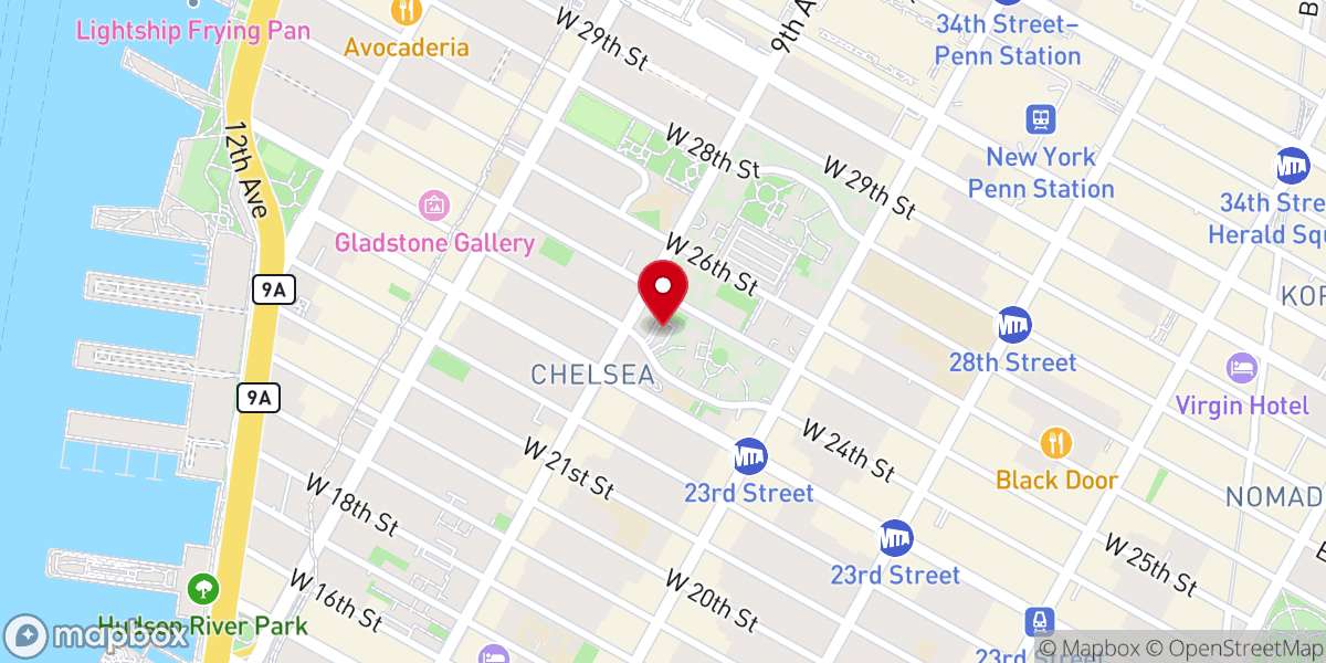 Map showing location of Saint Eleftherios Greek Orthodox Church