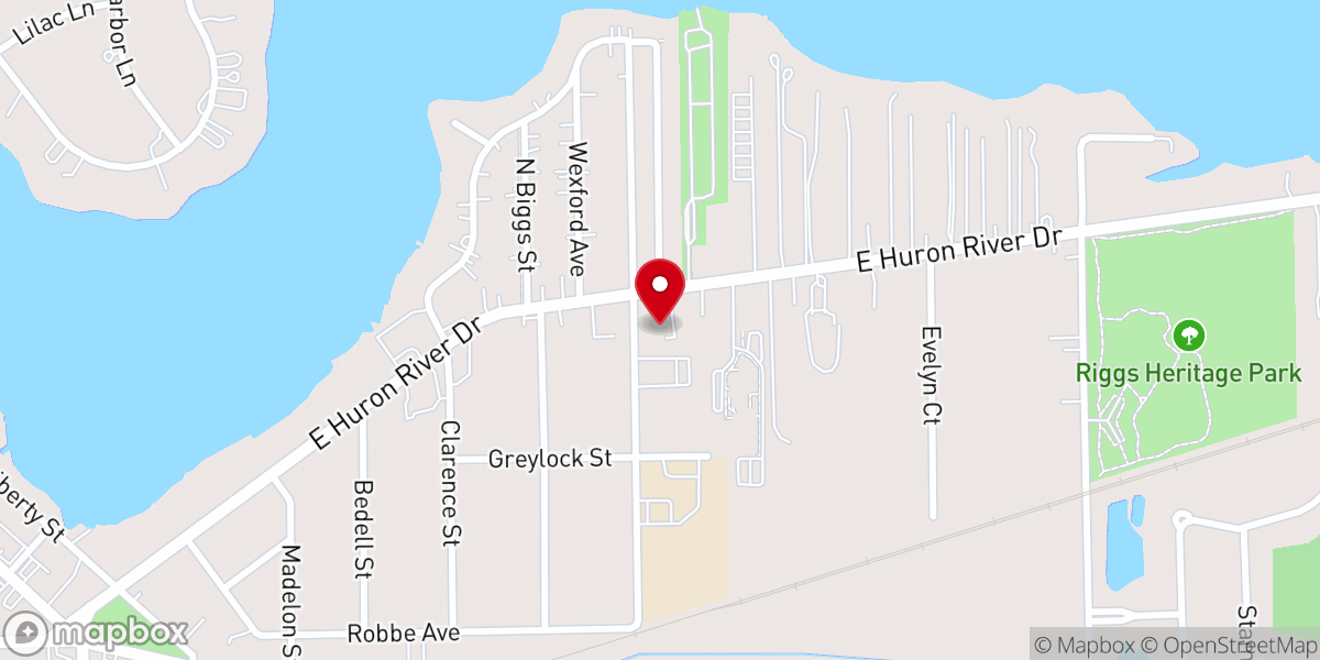 Map showing location of Belleville Free Will Baptist