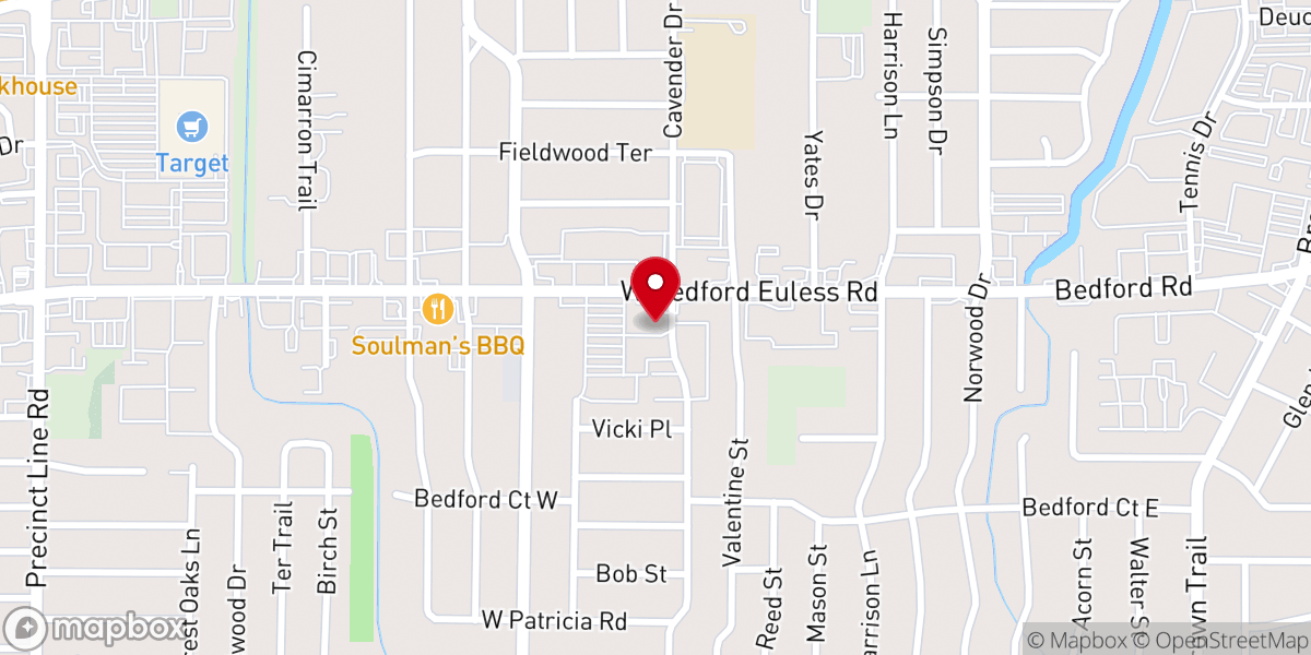 Map showing location of The Door Christian Fellowship