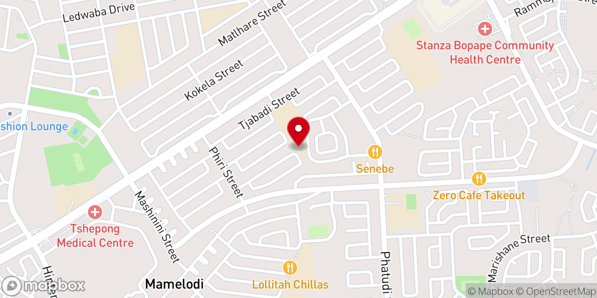 Map showing location of All Saints Anglican Church.