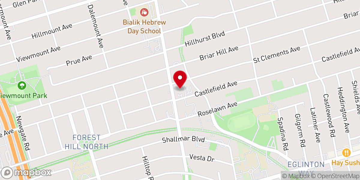 Map showing location of Our Lady of the Assumption Parish