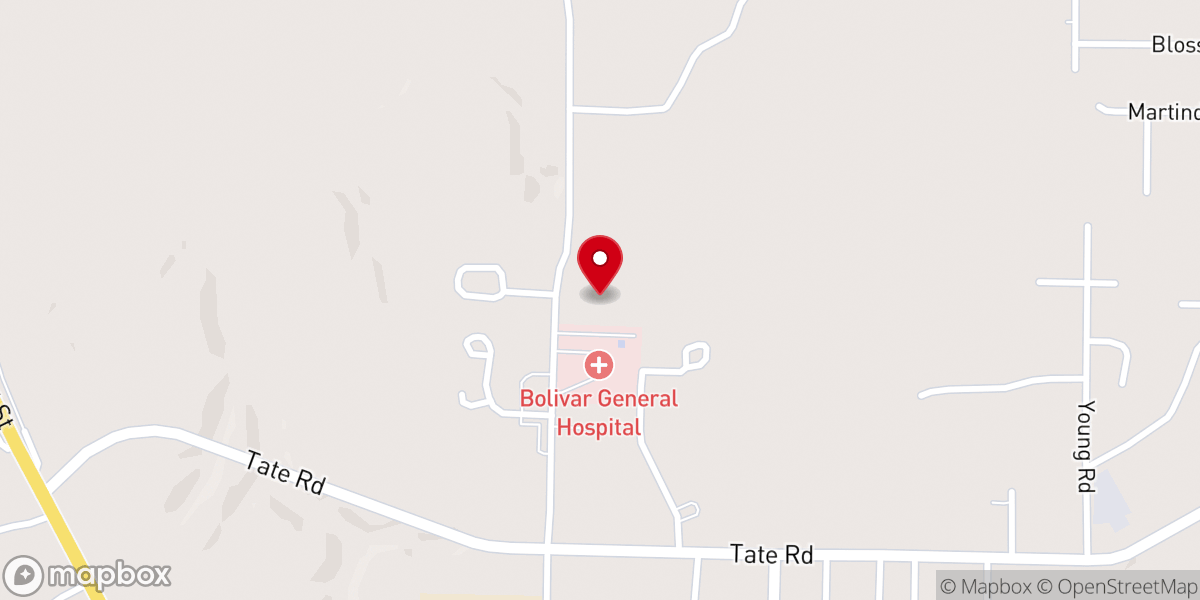 Map showing location of Pine Meadows Healthcare Center