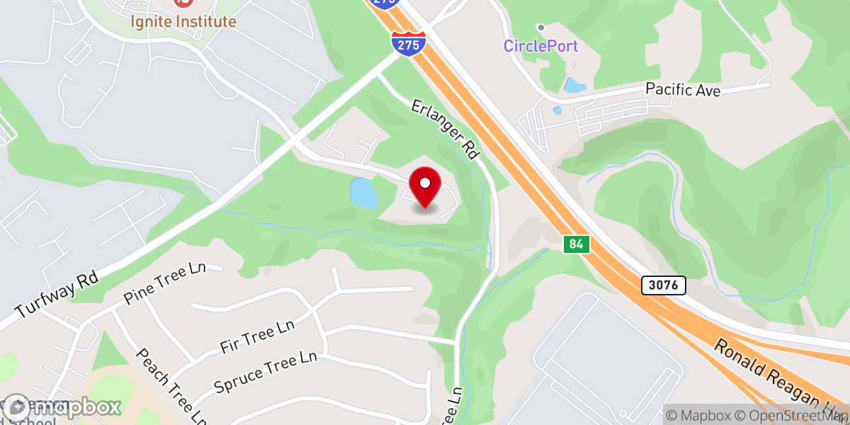 Map showing location of Dynamic Catholic Institute