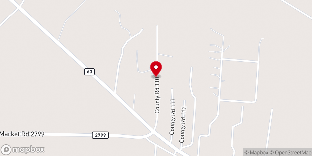 Map showing location of Curtis Community House-Prayer