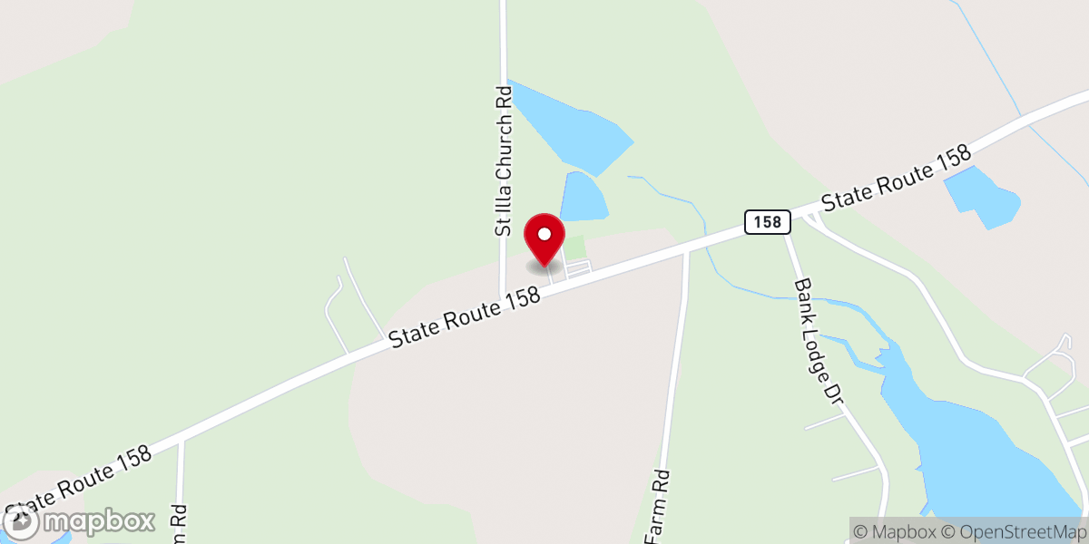 Map showing location of St Illa Baptist Church