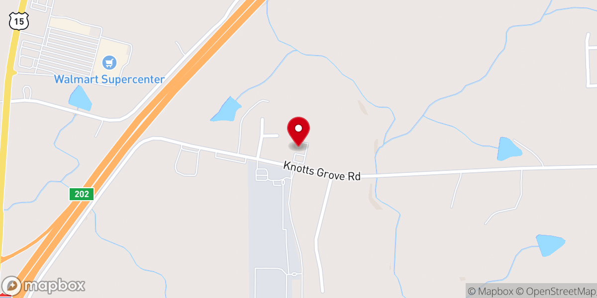 Map showing location of Cornerstone Christian Community
