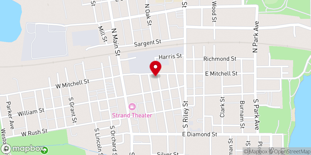 Map showing location of Cornerstone Fellowship
