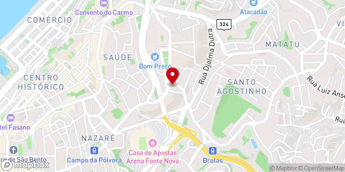 Map showing location of Igreja Paróquia Nossa Senhora de Nazaré