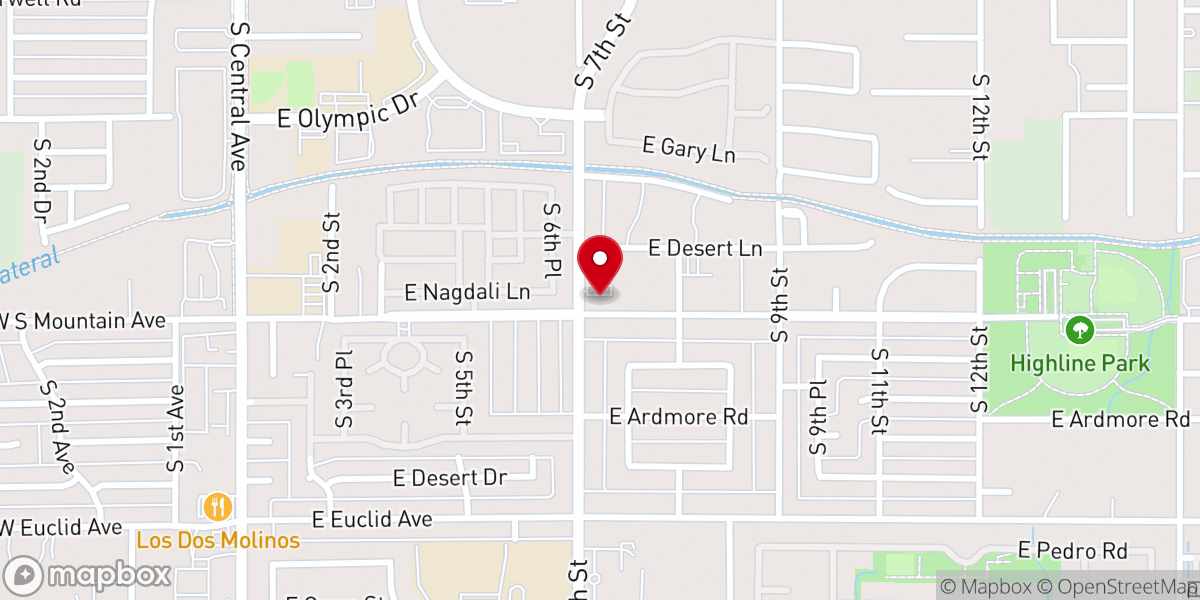 Map showing location of Life Tabernacle Church
