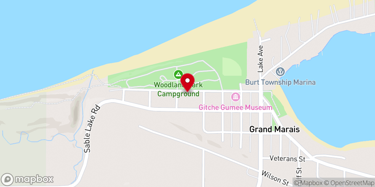 Map showing location of First Lutheran Church