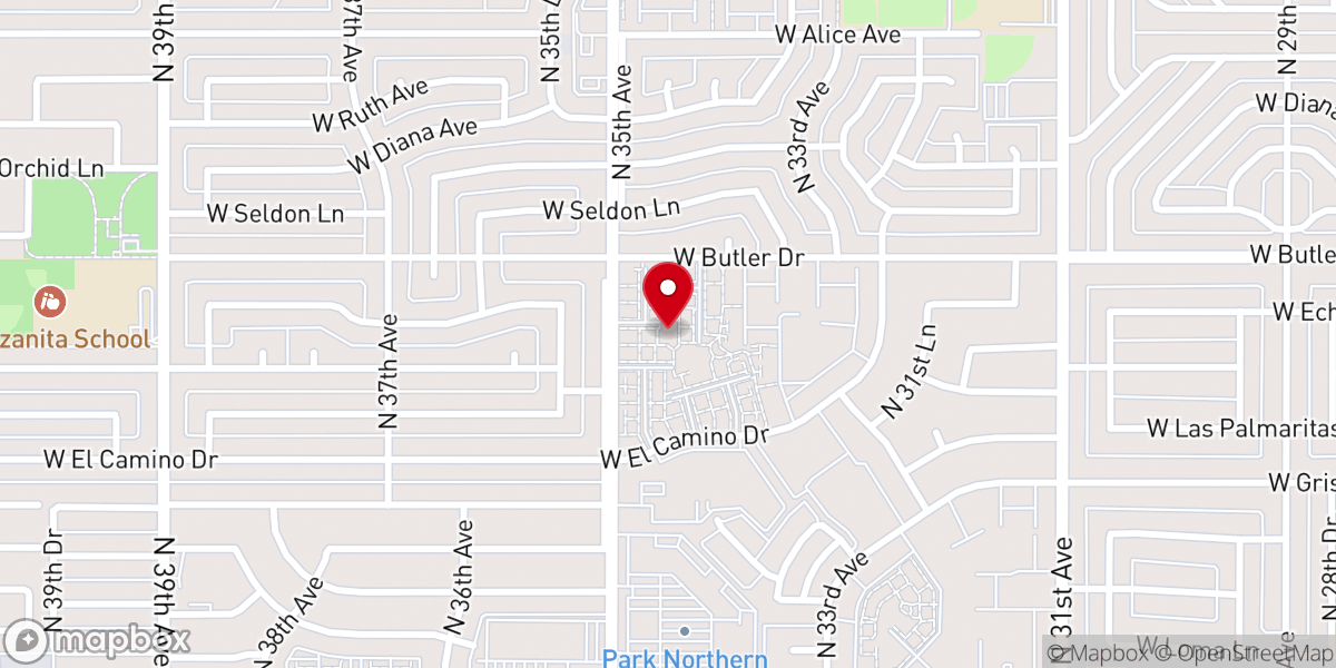 Map showing location of Army of Love Church Inc