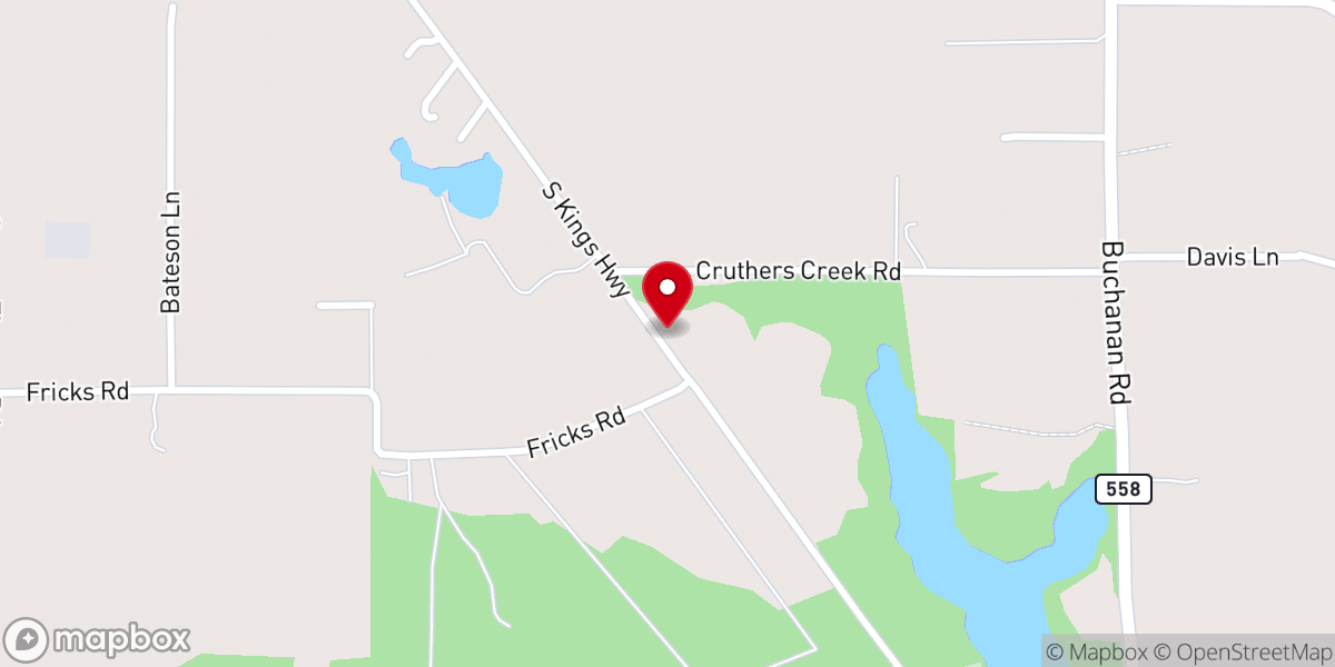 Map showing location of Apostolic Heritage Church