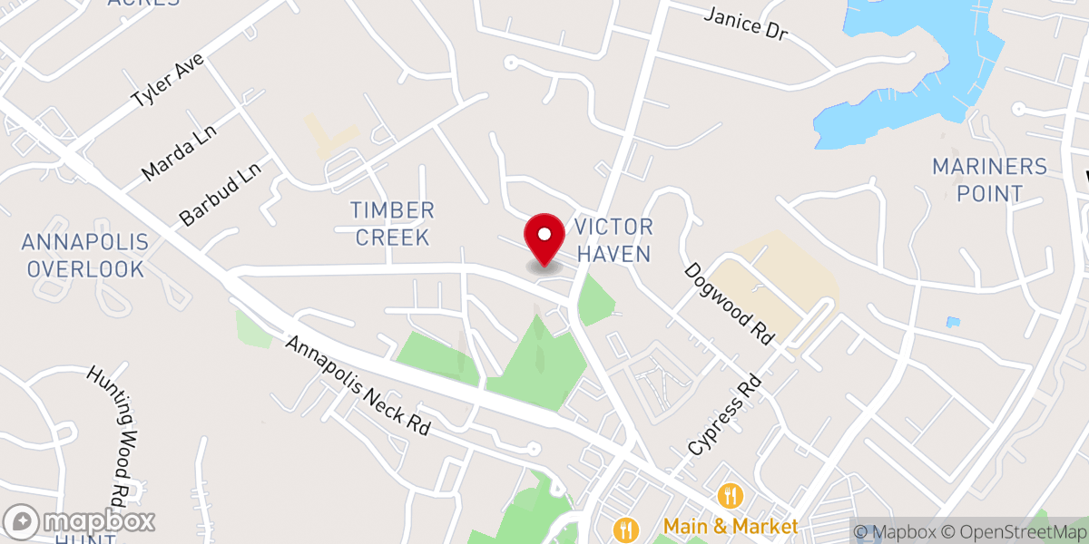 Map showing location of John Wesley United Methodist