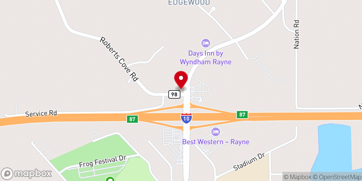 Map showing location of Chevron Rayne