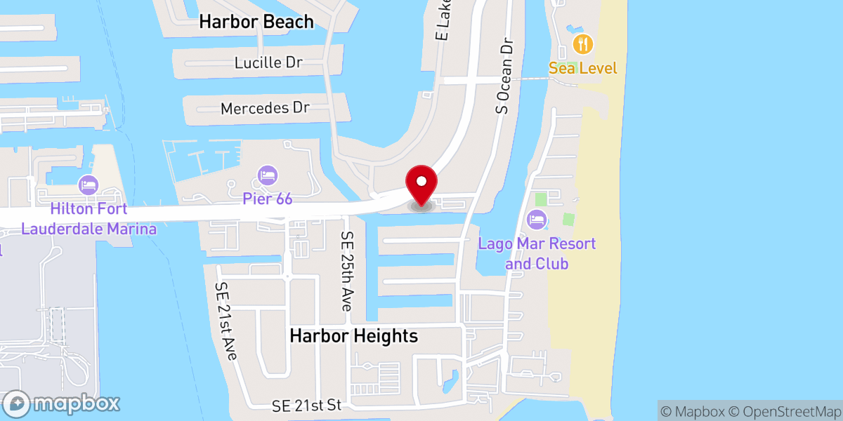 Map showing location of The Church By The Sea