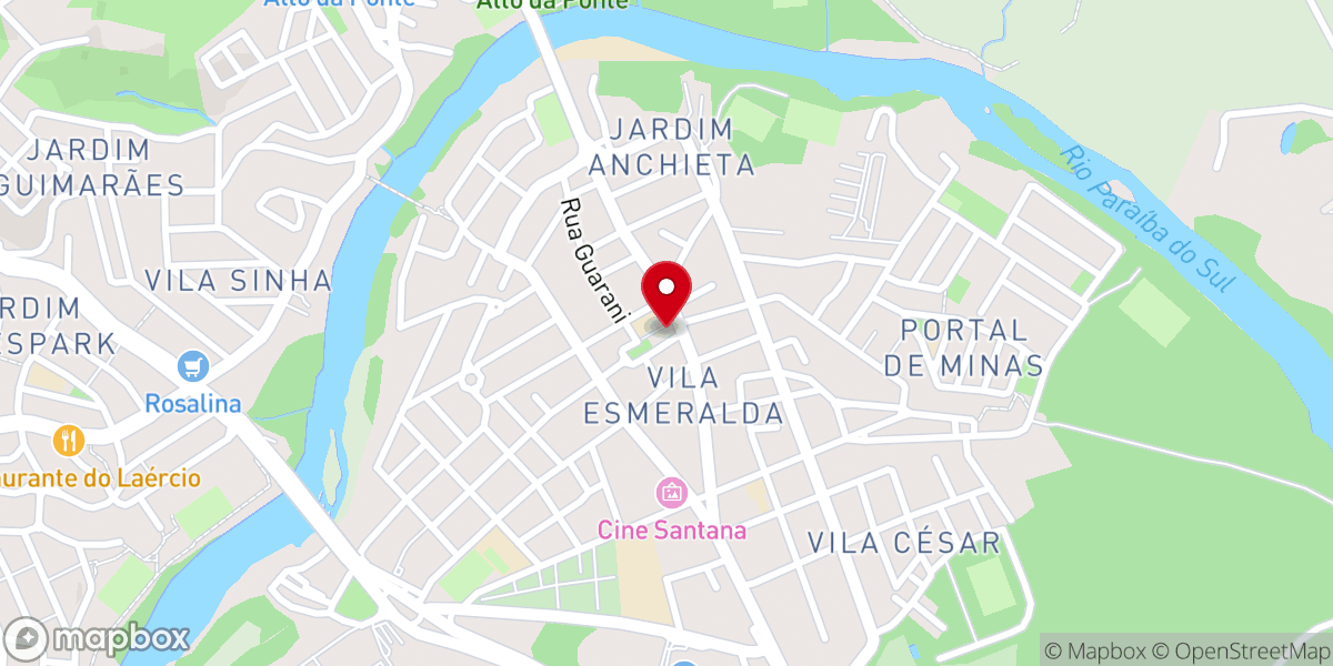 Map showing location of Paróquia de Sant'Ana - Diocese de São José dos Campos