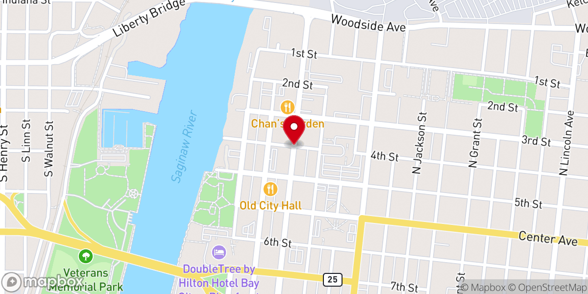 Map showing location of Project Share